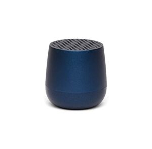 lexon mino+ portable bluetooth mini speaker with hd sound, rechargeable and pairable - dark blue