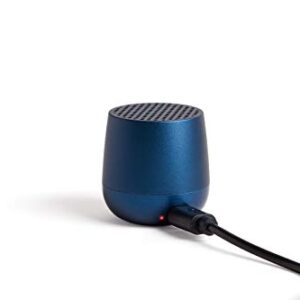 Lexon MINO+ Portable Bluetooth Mini Speaker with HD Sound, Rechargeable and Pairable - Dark Blue