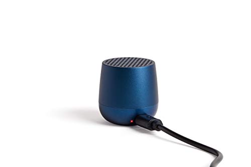 Lexon MINO+ Portable Bluetooth Mini Speaker with HD Sound, Rechargeable and Pairable - Dark Blue