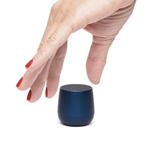 Lexon MINO+ Portable Bluetooth Mini Speaker with HD Sound, Rechargeable and Pairable - Dark Blue