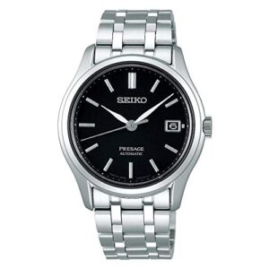 seiko presage srpd99j1 analog automatic silver stainless steel men watch