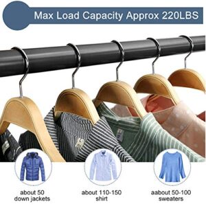 Rolling Clothes Rack, Heavy Duty Single Rolling Clothing Garment Rack Rod Garment Rack Organizer on Wheels with Top Rod Bag Hook