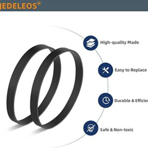 JEDELEOS Replacement Belts for Bissell Model 2252 2253 2254 22543 2255 2256 2258 2259 2260 2316 1309 1790 1792 1793 1413 2739 Powerlifter/CleanView Swivel Rewind Pet Vacuum (Pack of 2)