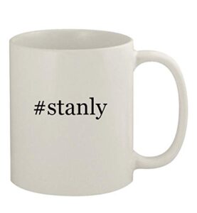 knick knack gifts #stanly - 11oz ceramic white coffee mug, white