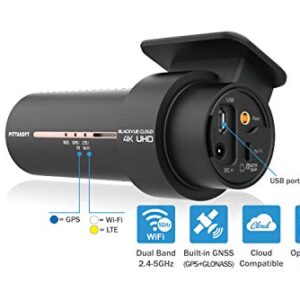 BlackVue DR900X-2CH with 32GB microSD Card | 4K UHD Cloud front Dashcam | Built-in Wi-Fi, GPS, Parking Mode Voltage Monitor | LTE via Optional CM100 LTE Module