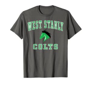 west stanly high school colts t-shirt
