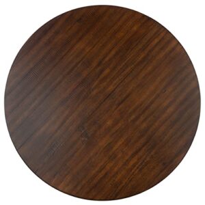 Safavieh Home Collection Sergio Rustic Café Brown Round Dining Table