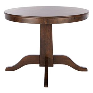 Safavieh Home Collection Sergio Rustic Café Brown Round Dining Table