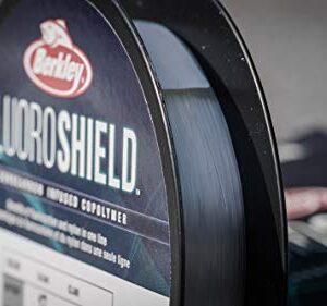 Berkley FluoroShield™, Clear, 15lb | 6.8kg, 300yd | 274m Fishing Line, Suitable for Freshwater Environments