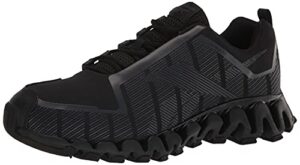 reebok men's zigwild tr 6 sneaker, black/cold grey/white, 7