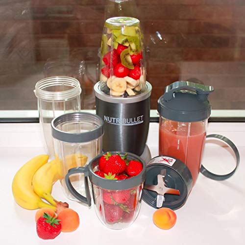 Replaceable Blade Cup Set B9TECH for NutriBull, 32 oz. Suitable for Nutribullet 600 W / 900 W models. Quick change of cup and knife blender kit.