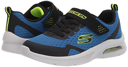 Skechers boys Microspec Max Sneaker, Royal/Black, 13 Little Kid US