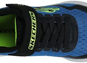 Skechers boys Microspec Max Sneaker, Royal/Black, 13 Little Kid US