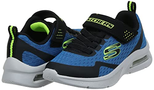 Skechers boys Microspec Max Sneaker, Royal/Black, 13 Little Kid US