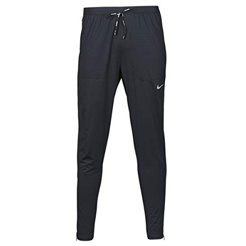 Nike Men's Phenom Elite Knit Running Pants (Black/Black, X-Large)