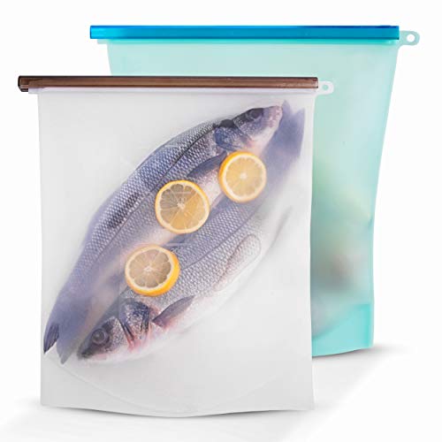 Gallon Silicone Bags Reusable Silicone Food Bag Reusable Sandwich Bags Liquid Reusable Bags Silicone Storage Bags Silicon Containers Plastic Conteiner Freezer Size Snack Lunch Sous Vide