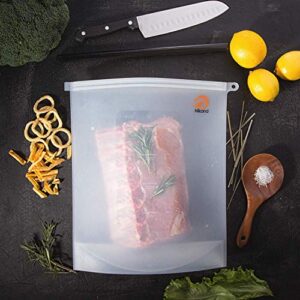 Gallon Silicone Bags Reusable Silicone Food Bag Reusable Sandwich Bags Liquid Reusable Bags Silicone Storage Bags Silicon Containers Plastic Conteiner Freezer Size Snack Lunch Sous Vide