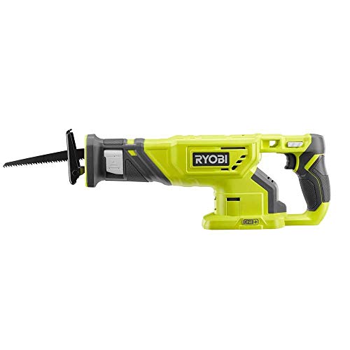 RYOBI 18-Volt ONE+ Cordless Reciprocating Saw (Bare Tool, P519) (Renewed)