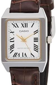 Casio Analog LTP-V007L-7B2UDF, Brown, Strip