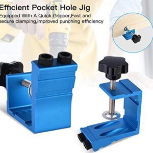 Pocket Hole Jig Kit Dowel Drill Joinery Screw Kit Carpenters Wood Woodwork Guides Joint Angle Tool Carpentry Locator