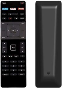 universal remote control fits for almost all vizio smart tvs compatible with vizio xrt100, xrt112, xrt122, xrt302, xrt500, xrt510, vr1, vr2, vr10, vr15 remote