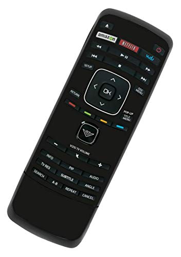 Blu Ray DVD Player Remote Control fits for Vizio VBR121 VBR122 VBR337 VBR338 VBR370 VBR135 XRB100 XRB300 XRD2BR with Vudu Netflix Shortcut Internet APP Keys