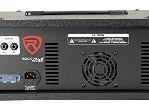 Rockville RPM80BT 2400w Powered 8 Channel Mixer/Amplifier w/Bluetooth/EQ/Effects