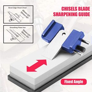 EZARC Honing Guide for Chisels and Planes, Sharpening Jig Sharpening Guide Kit(Wood Chisels 1/4" to 2", Fits Planer Blades 1-3/8” to 3-1/8”)…