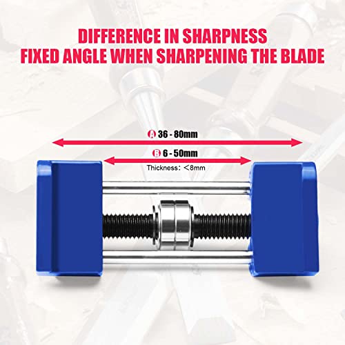 EZARC Honing Guide for Chisels and Planes, Sharpening Jig Sharpening Guide Kit(Wood Chisels 1/4" to 2", Fits Planer Blades 1-3/8” to 3-1/8”)…