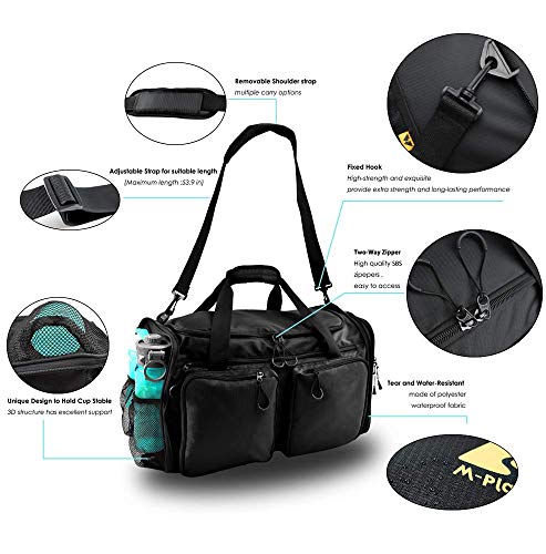 Duffle Bag for Men Ultra-Lightweight Foldable Gym Duffle Bag | 40L Capacity Shoes Compartment & WetPocket | Multi-Function Carry | Perfect for Travel & Workout Beach Bag Tote Bag for Women