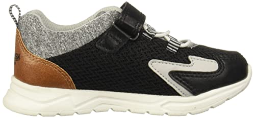 OshKosh B'Gosh Boy's EverPlay Bohemia Running Shoe, Black, 4 Toddler