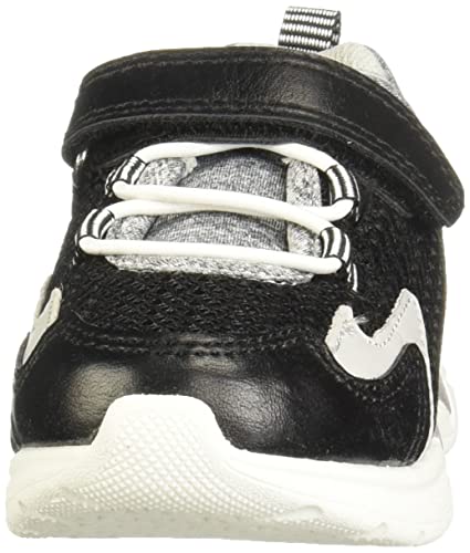 OshKosh B'Gosh Boy's EverPlay Bohemia Running Shoe, Black, 4 Toddler