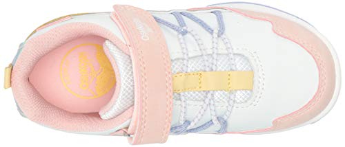 OshKosh B'Gosh Girls EverPlay Soley Sneaker, White Multi, 5 Toddler