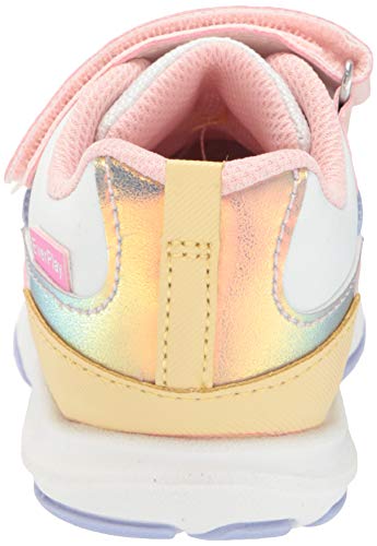 OshKosh B'Gosh Girls EverPlay Soley Sneaker, White Multi, 5 Toddler