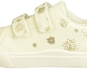 OshKosh B'Gosh Girls Lucie Sneaker, White, 8 Toddler