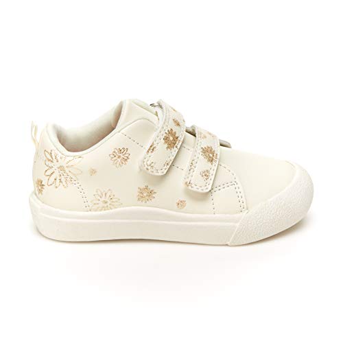 OshKosh B'Gosh Girls Lucie Sneaker, White, 8 Toddler