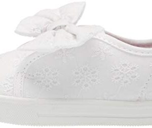 OshKosh B'Gosh Girls Dahlia Sneaker, White, 8 Toddler