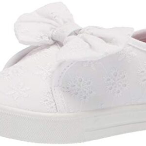 OshKosh B'Gosh Girls Dahlia Sneaker, White, 8 Toddler