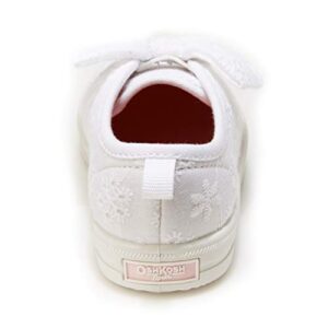 OshKosh B'Gosh Girls Dahlia Sneaker, White, 8 Toddler