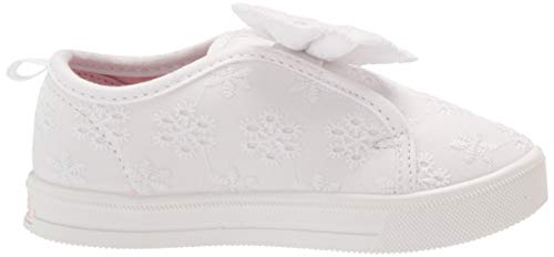 OshKosh B'Gosh Girls Dahlia Sneaker, White, 8 Toddler