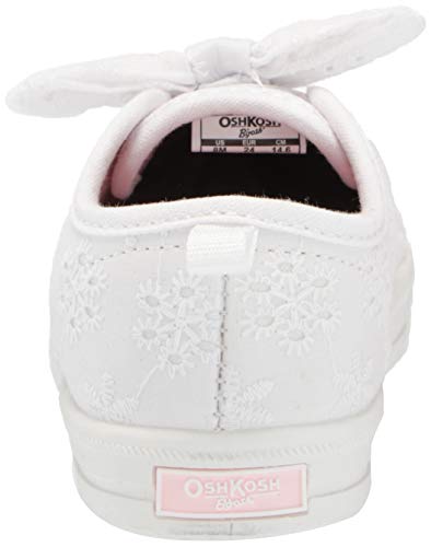 OshKosh B'Gosh Girls Dahlia Sneaker, White, 8 Toddler