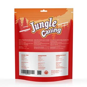 Jungle Calling Soft Training Treats for Small Dog and Cats, Mini Chicken Strips Puppy Training Snacks Easy to Digest, Grain Free