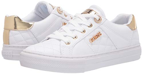 Guess Women's Loven Sneaker, White, 10