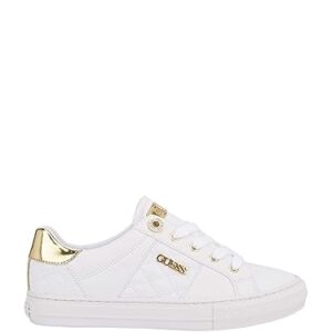 Guess Women's Loven Sneaker, White, 10