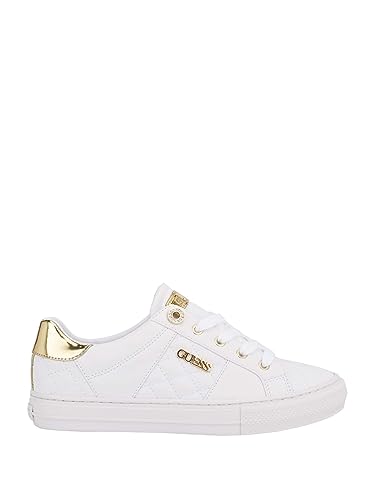 Guess Women's Loven Sneaker, White, 10