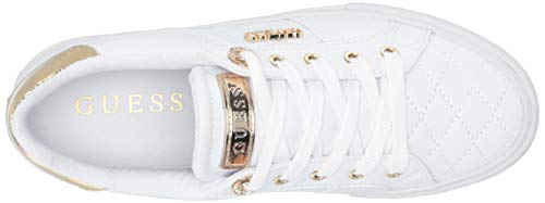 Guess Women's Loven Sneaker, White, 10