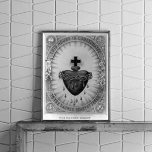 INFINITE PHOTOGRAPHS Photo: The Sacred Heart | 1870 | Sacred Heart of Jesus | Historic Photo Reproduction