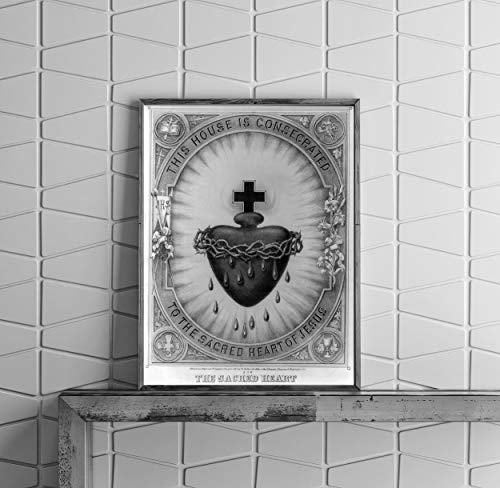 INFINITE PHOTOGRAPHS Photo: The Sacred Heart | 1870 | Sacred Heart of Jesus | Historic Photo Reproduction