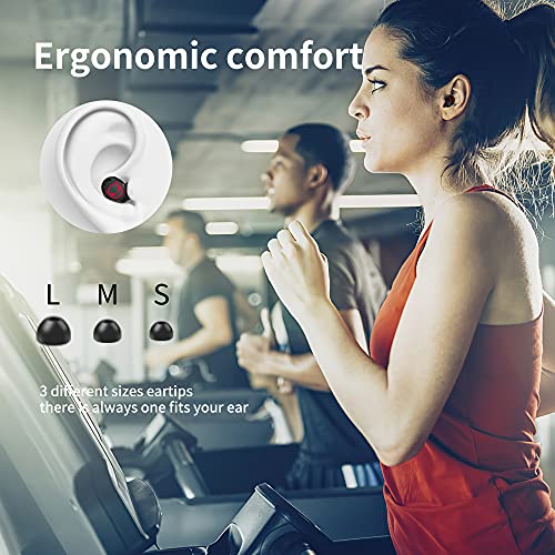 AMAFACE Ture Wireless Earbuds Gaming Bluetooth Earbuds Touch Control in-Ear Headphones with Charging Case Noise Reduction 36H Playtime Stereo Kids Earphones,no delay Sports Earbuds for iPhone/Android