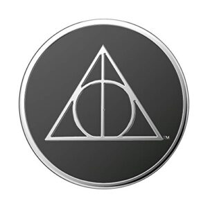 ​​​​PopSockets Phone Grip with Expanding Kickstand, PopSockets for Phone, Harry Potter- Enamel Deathly Hallows